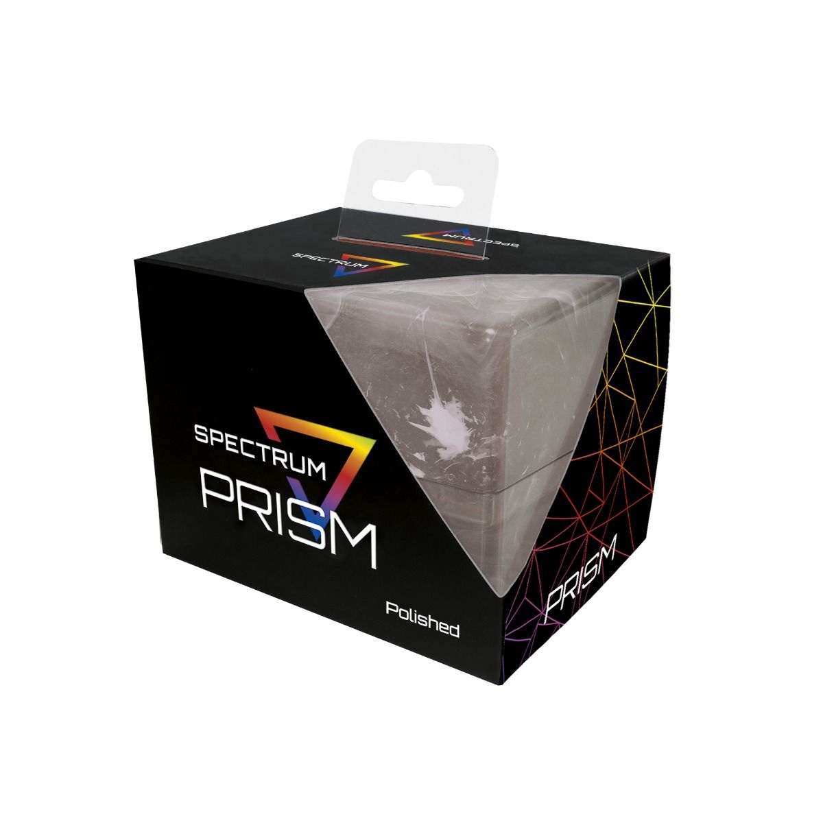 Prism Deck Case Polished Marble Black BCW