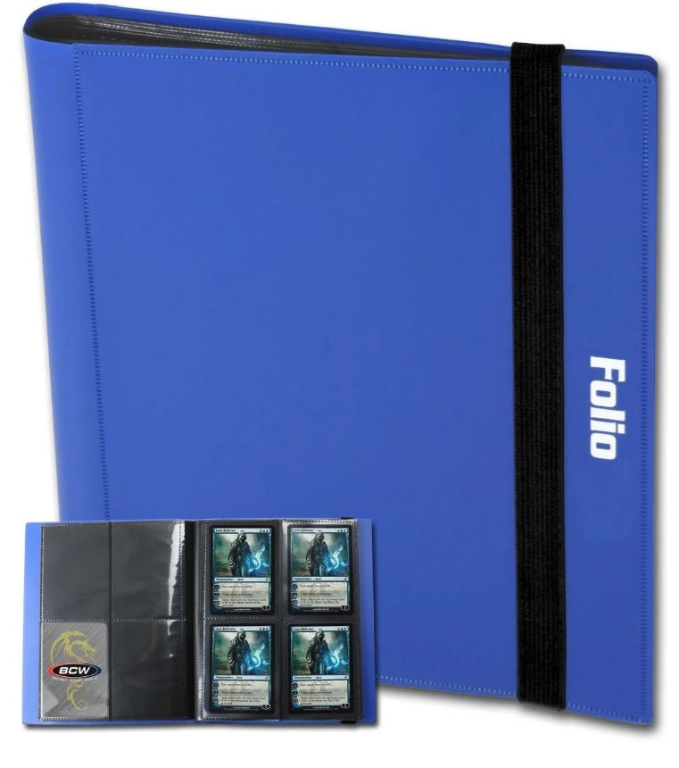 Carpeta BCW Pro-Folio 4-Pocket Blue