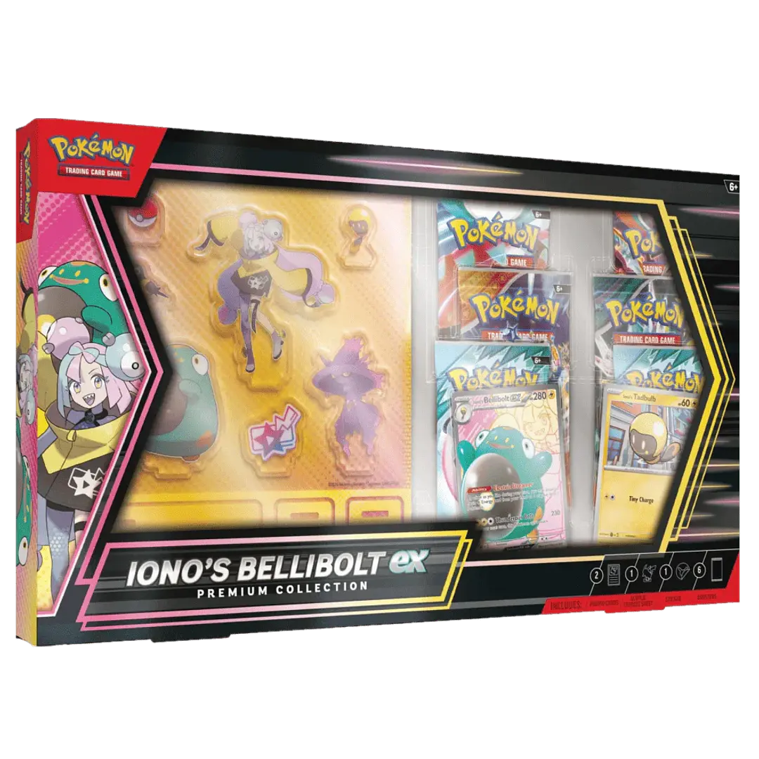 Pokémon TCG: Iono’s Bellibolt Ex Premium Collection - Inglés