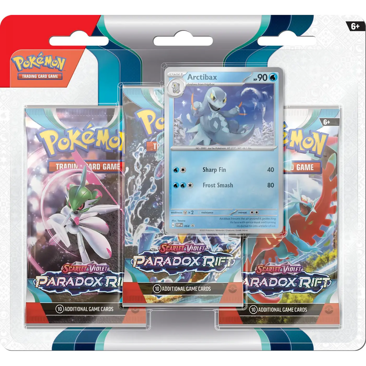 Pokémon TCG Paradox Rift: Arctibax blister (Inglés)