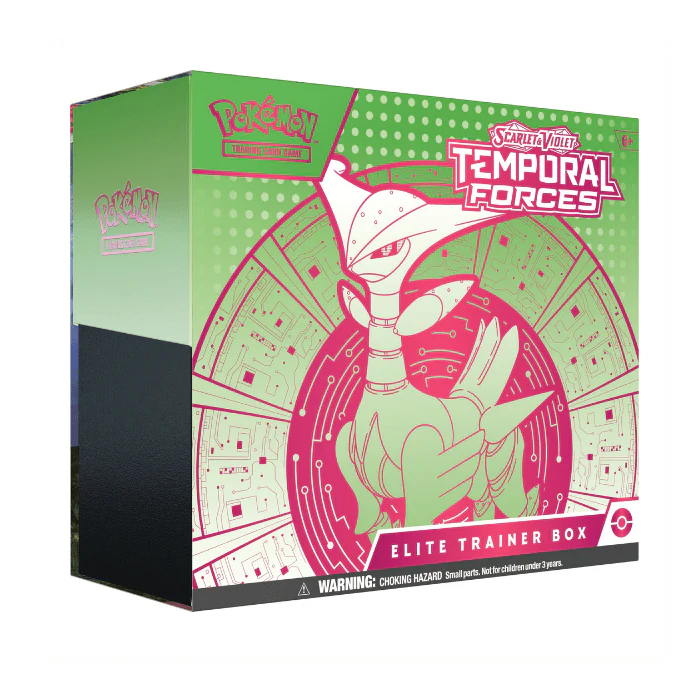 Fuerzas Temporales: Caja de entrenador élite (Iron Leaves) POKEMON