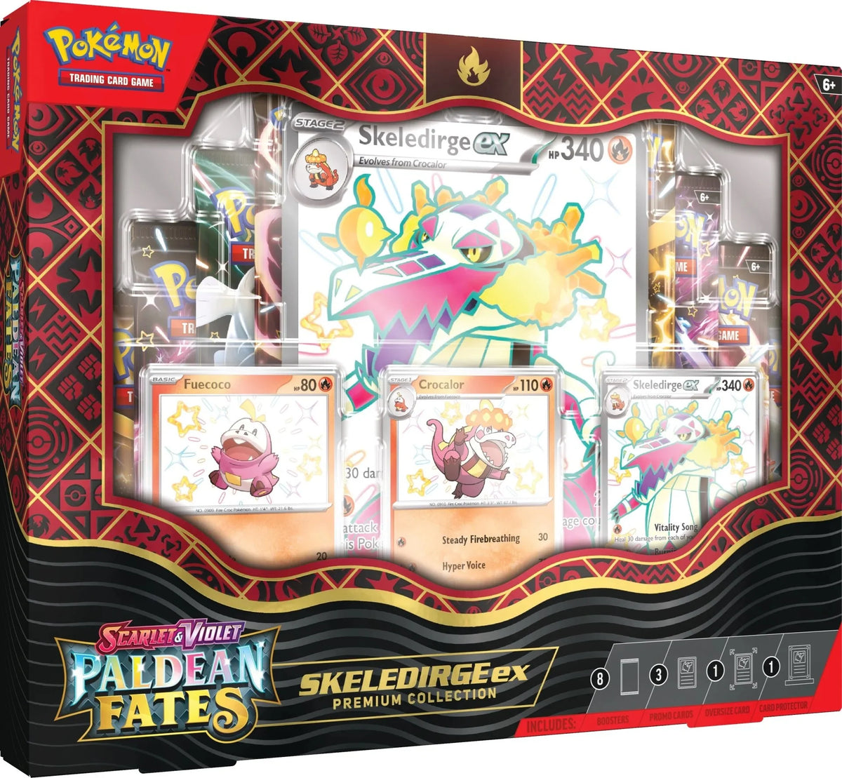 Destinos de Paldea: Skeledirge Ex (Español) POKEMON