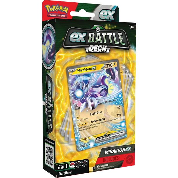 Baraja Combate Ex: Miraidon Ex (Español) POKEMON