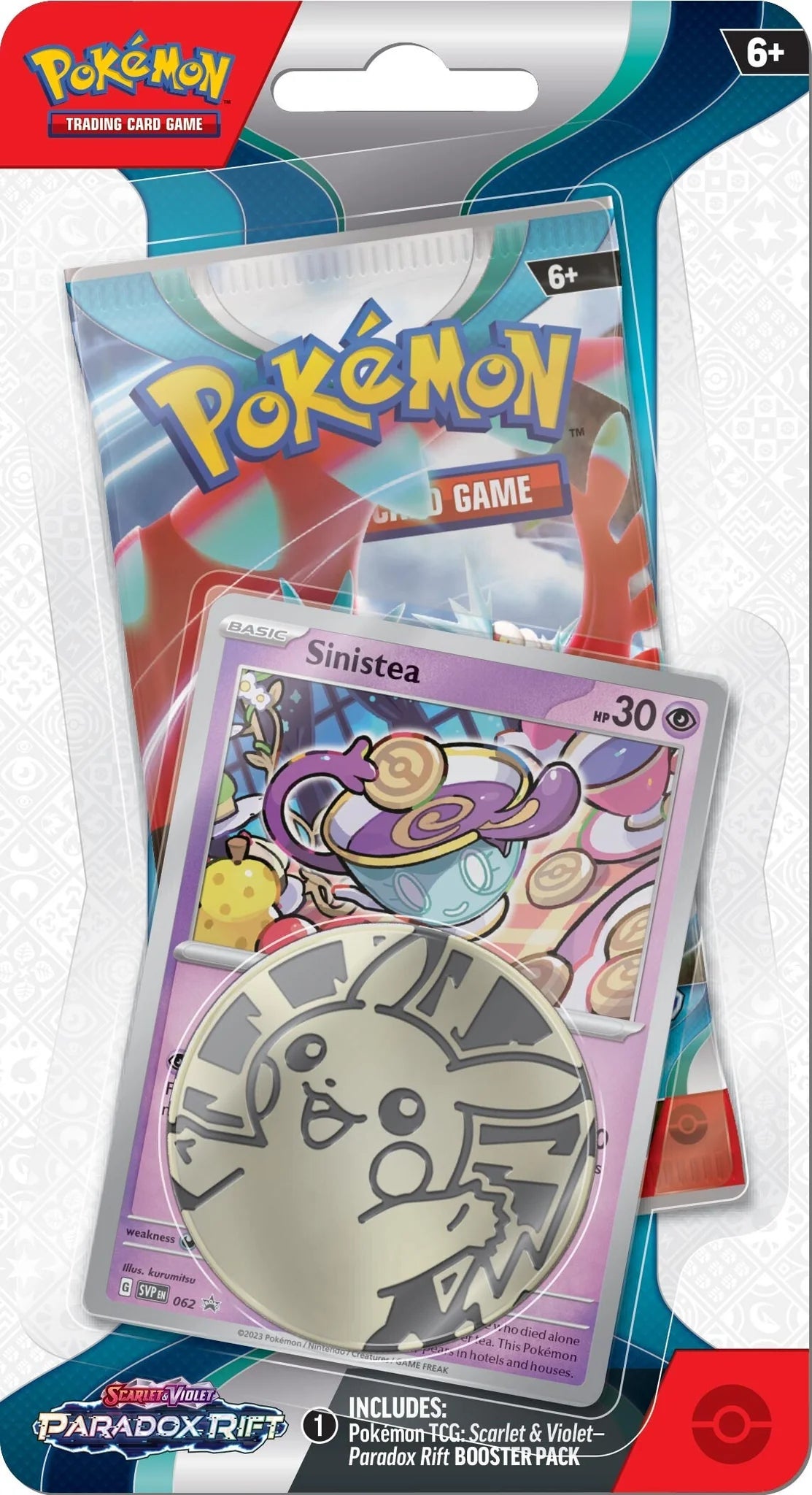 Paradox Rift: Single Pack Blister Sinistea POKEMON
