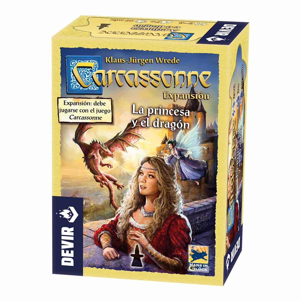 Carcassonne: La Princesa y el Dragón 2da Edición (Expansión)