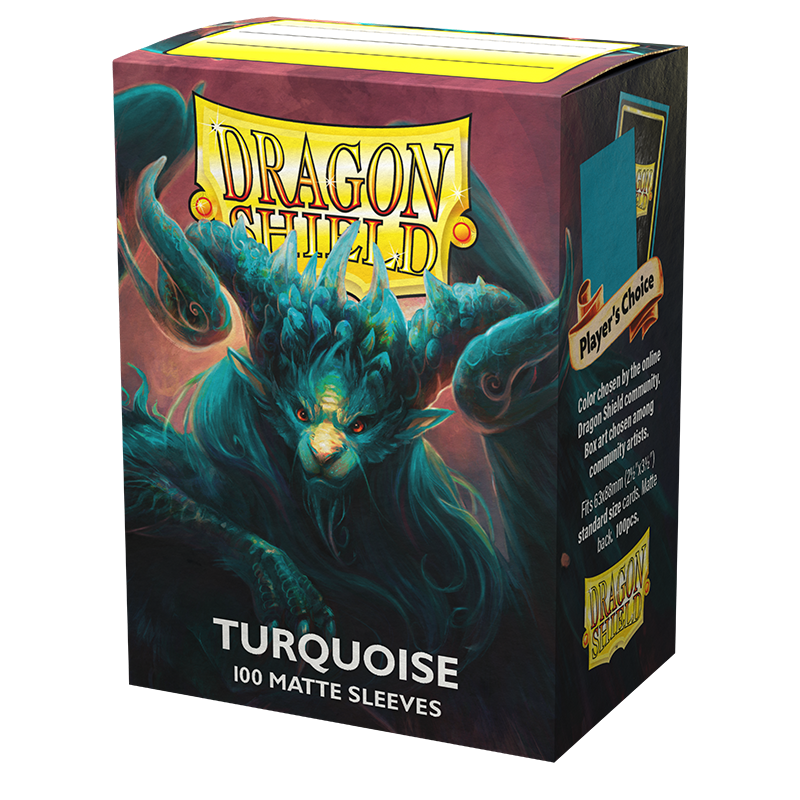 Protectores (100) Dragon Shield Matte - Turquoise