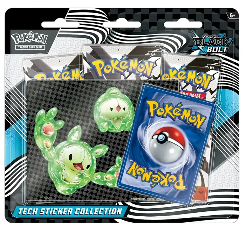Pokémon TCG Scarlet & Violet - Black Bolt - Tech Sticker Collection Español