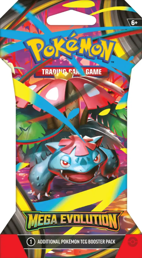 Pokémon TCG: Mega Evolution Sleeved Booster English