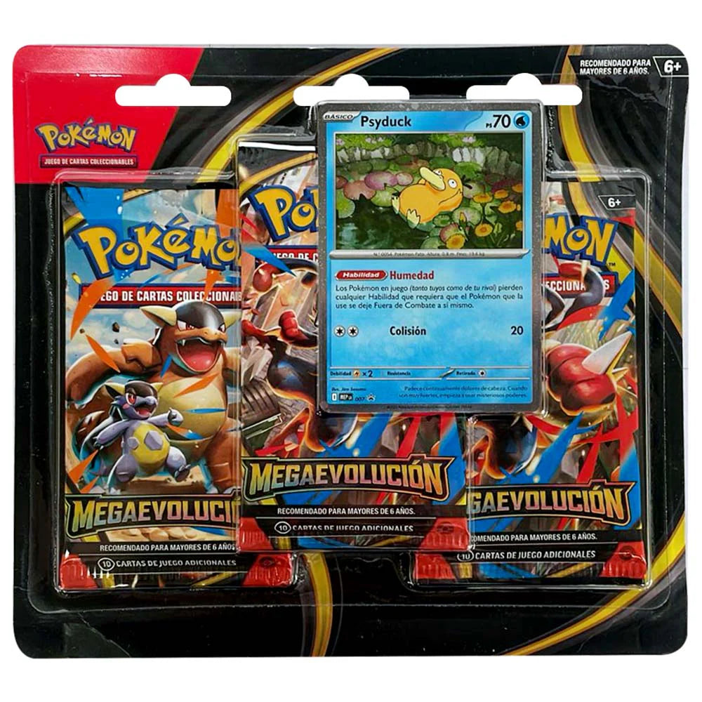 Pokemon TCG - Mega Evolution - 3 Pack Blister Español