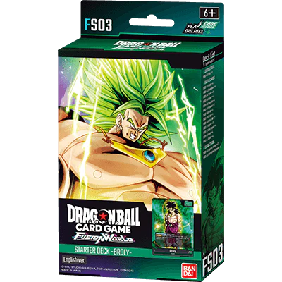 Fusion World: Starter Deck - Broly FS03 DRAGON BALL CARD GAME