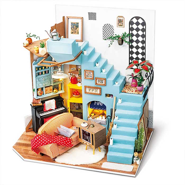 Casa Miniatura Joy's Peninsula Living Room - Rolife