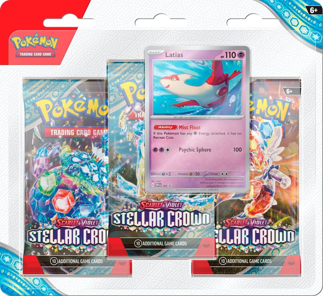 Scarlet & Violet 07 Stellar Crown - 3-Booster Blister Latias
