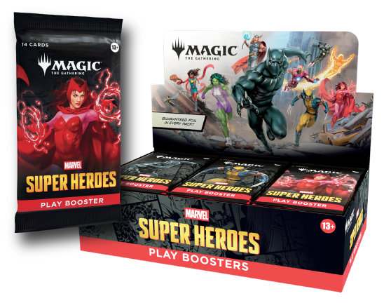 Universes Beyond Marvel Super Heroes - Play Booster Ingles