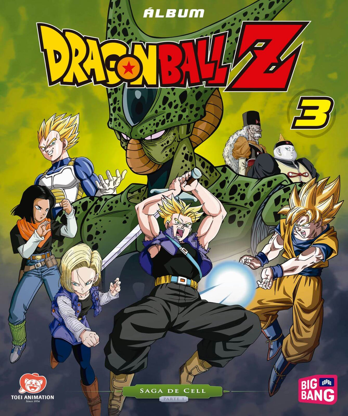 Álbum DBZ 3 Tapa Dura - Saga Cell BIG BANG