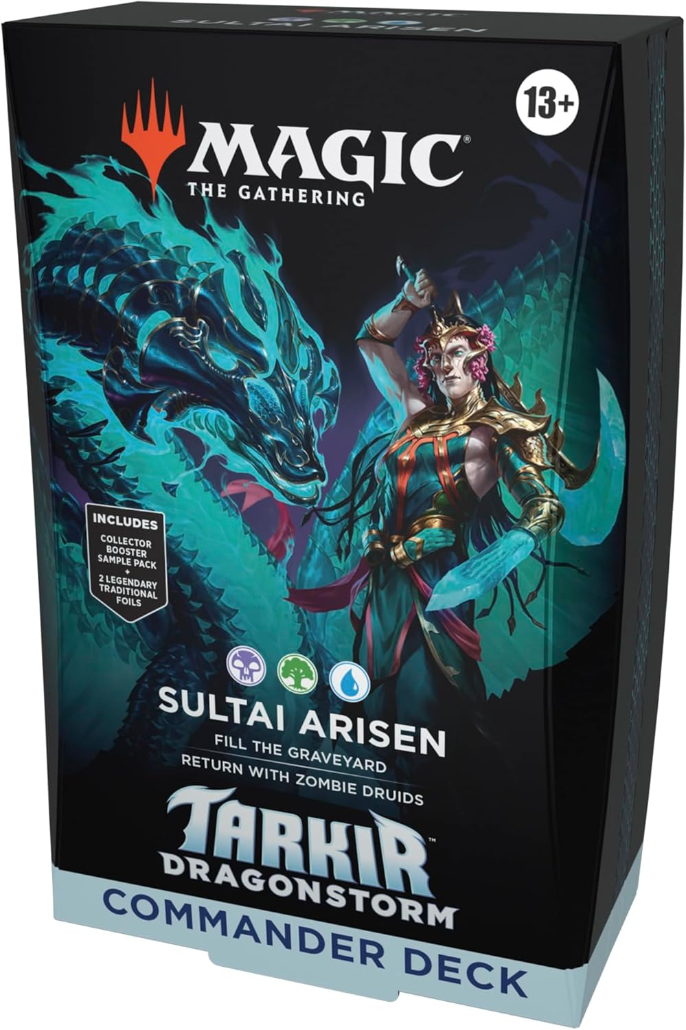 Magic: The Gathering Tarkir: Dragonstorm Commander Deck - Sultai Arisen - ESPAÑOL