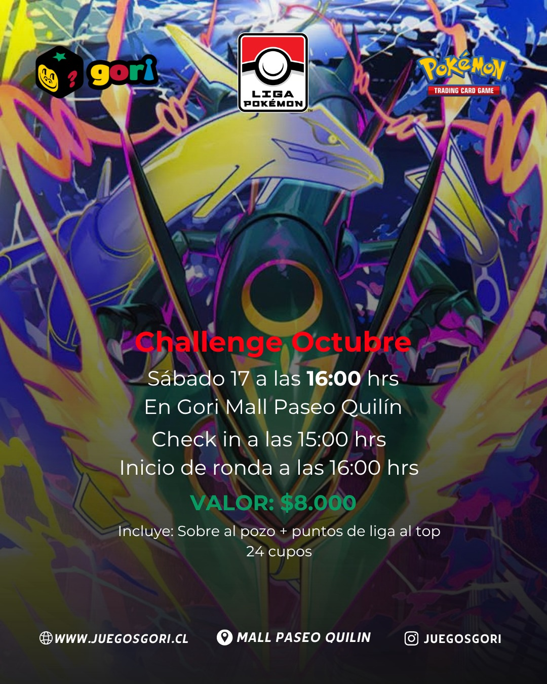 League Challenge Octubre - Sábado 17 de Octubre