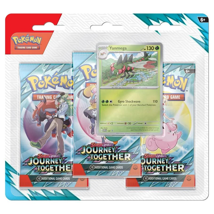 Pokemon TCG: Scarlet & Violet 09 Journey Together- 3 -Booster Blister Español