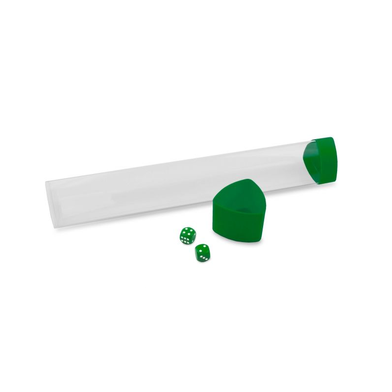 PLAYMAT TUBE - WITH DICE HOLDER GREEN