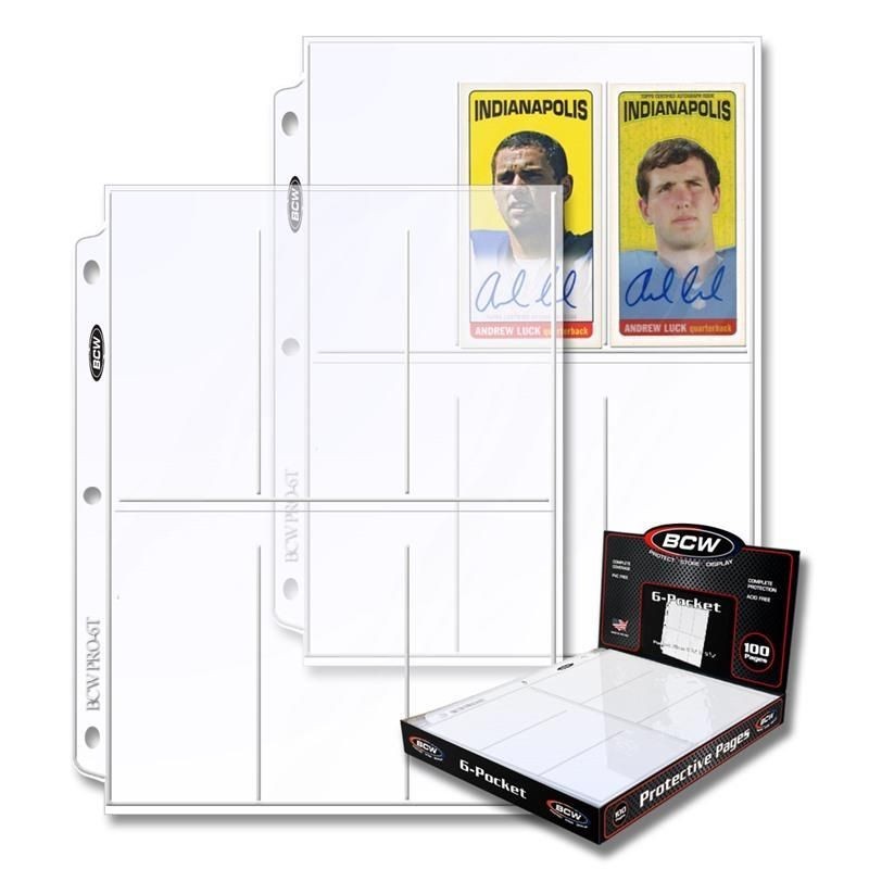PRO 6-POCKET PAGE (100 CT. BOX)