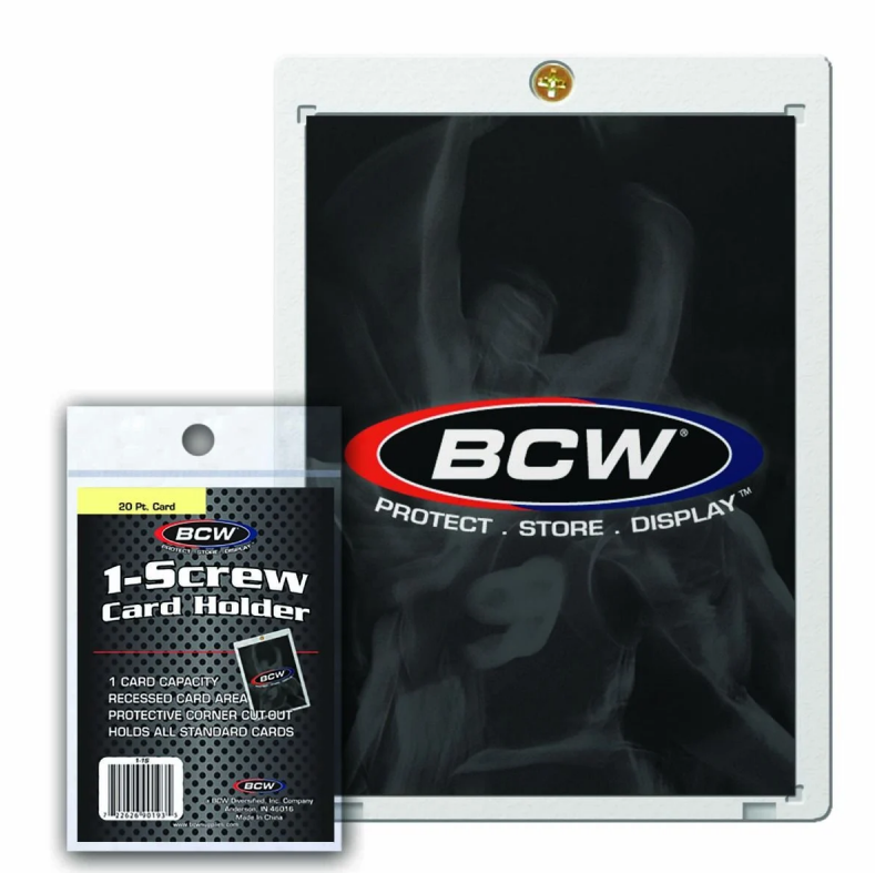 Screw card holder