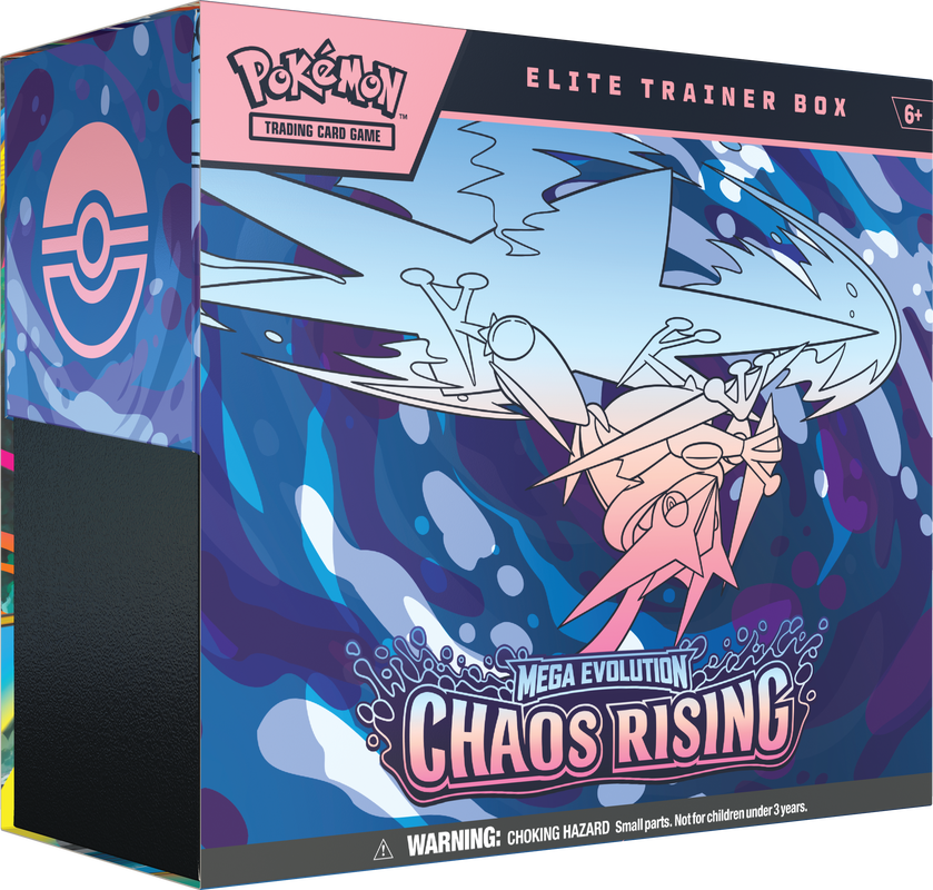 POKEMON TCG MEGA EVOLUTION - CHAOS RISING - ELITE TRAINER BOX ESPAÑOL