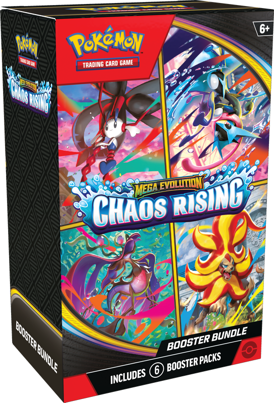 POKEMON TCG MEGA EVOLUTION - CHAOS RISING - BOOSTER BUNDLE ESPAÑOL