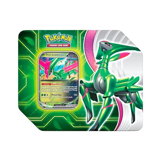 Paradox Clash Tins Iron Leave Ex (Inglés) POKEMON