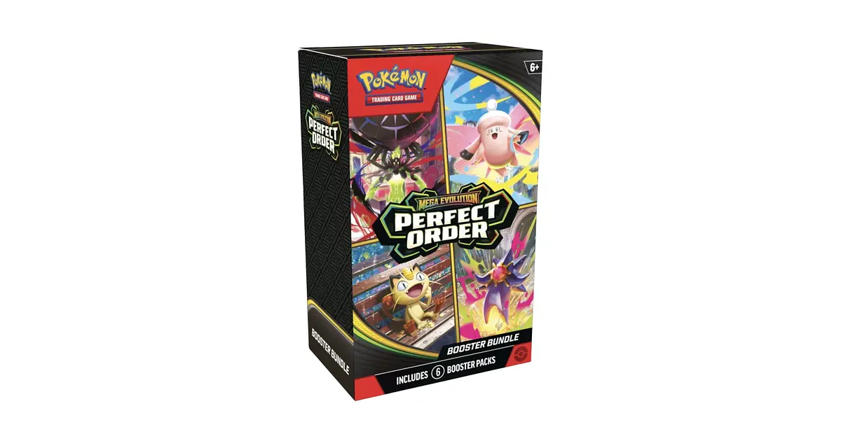 Pokemon TCG: Mega Evolution 03 Perfect Order- Booster Bundle ingles