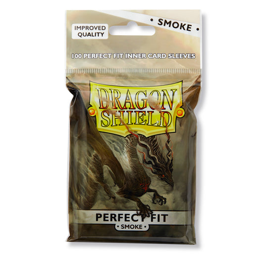 100 Protectores Dragon Shield Perfect Fit Smoke