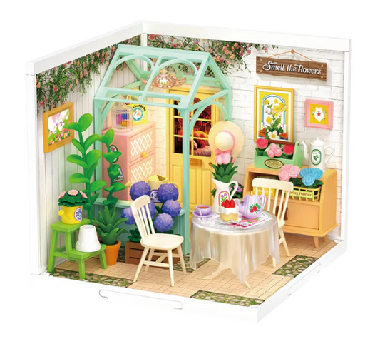 Miniatura Blooming Tea Garden Super Creator - ROBOTIME