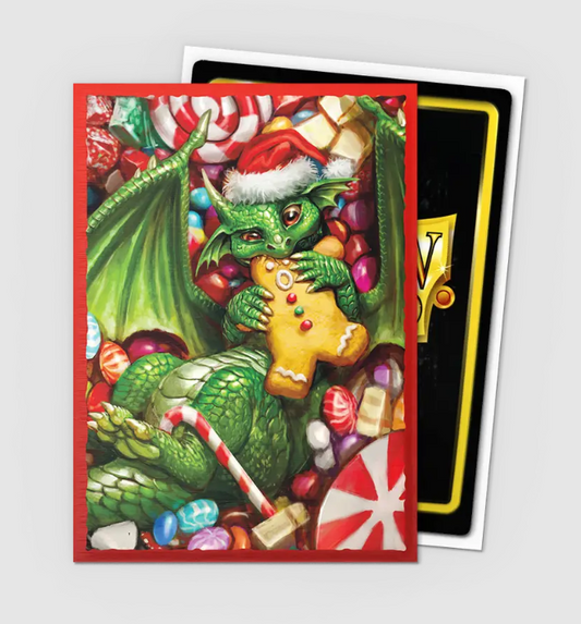 Dragon Shield Brushed Art Sleeves - Christmas 2024