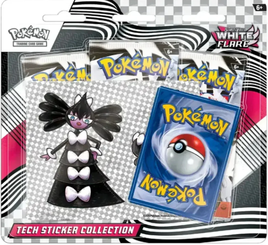 Pokemon TCG Scarlet & Violet - White Flare - Tech Sticker Collection Ingles