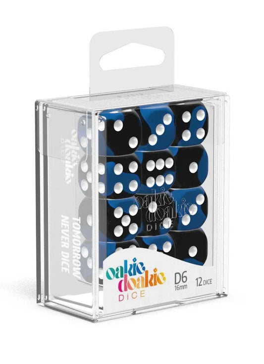 D6 16mm Glow in the Dark - Deep Ocean OAKIE DOAKIE DICE