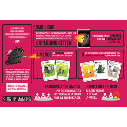 Exploding Kittens NSFW (Nueva Edición)