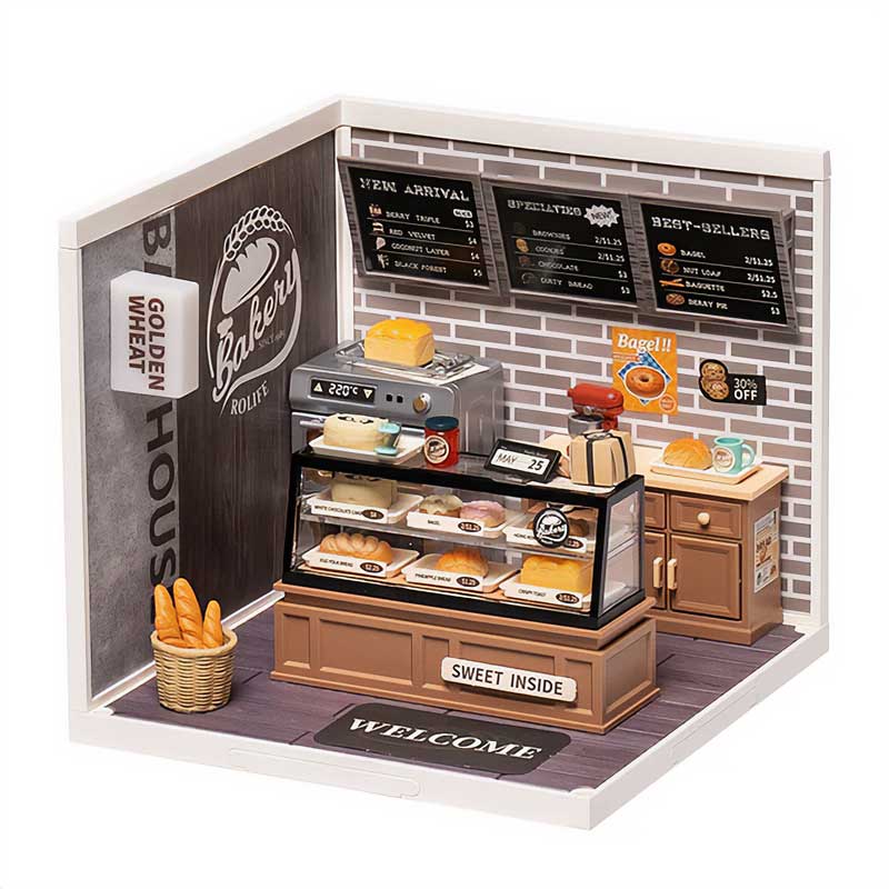 Casa Miniatura Golden Wheat Bakery