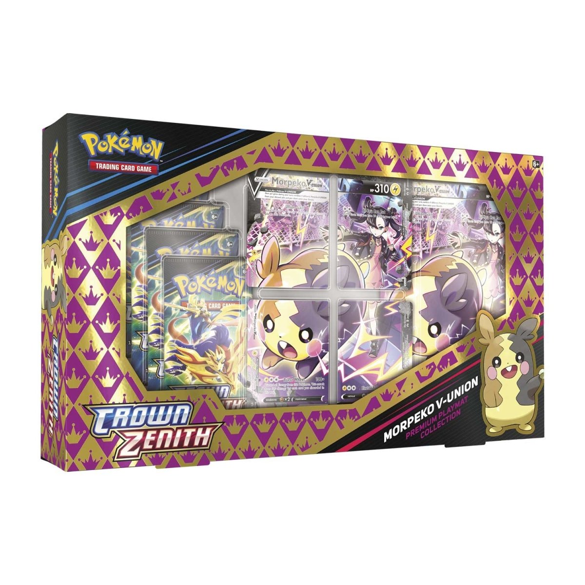 Crown Zenith: Morpeko V-Union Premium Playmat Collection POKEMON