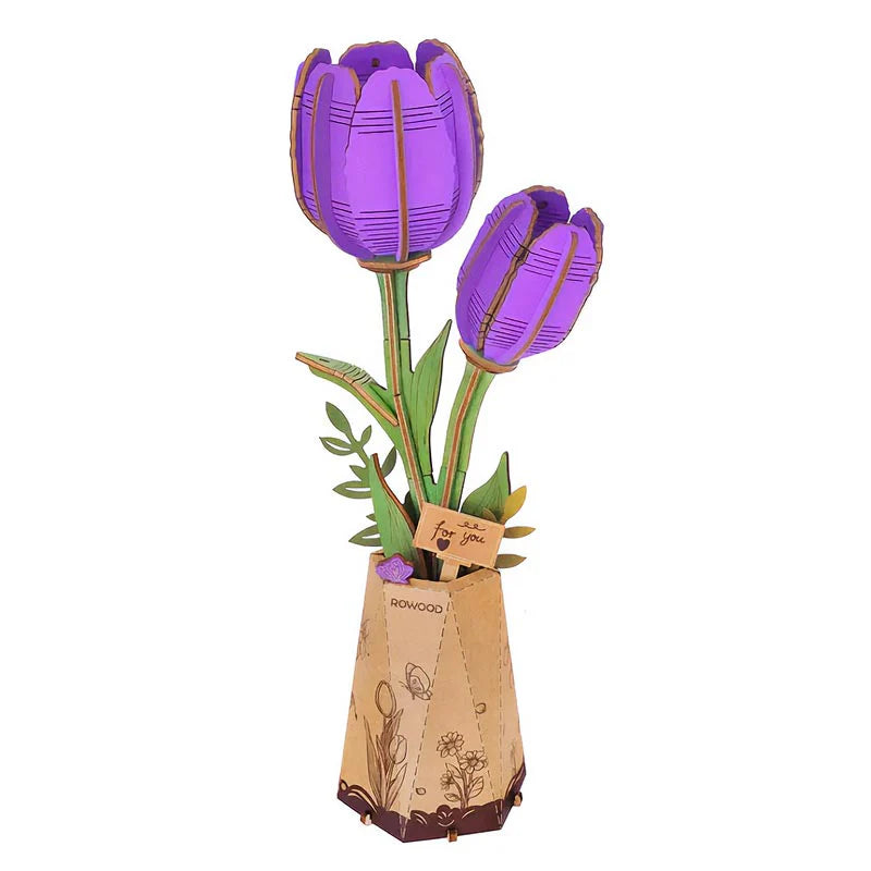 Flor Purple Tulip Tulipan Purpura Rolife