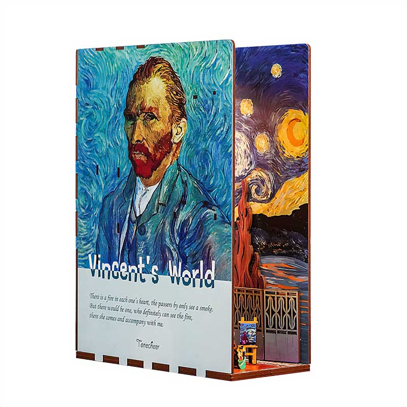 Booknook Vincent van Gogh Sepador de Libros Tonecheer