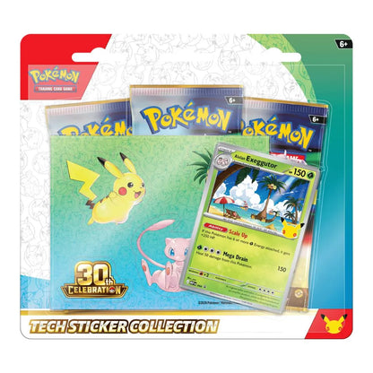 Pokemon TCG 30th Celebration - Tech Sticker Collection English Exeggutor