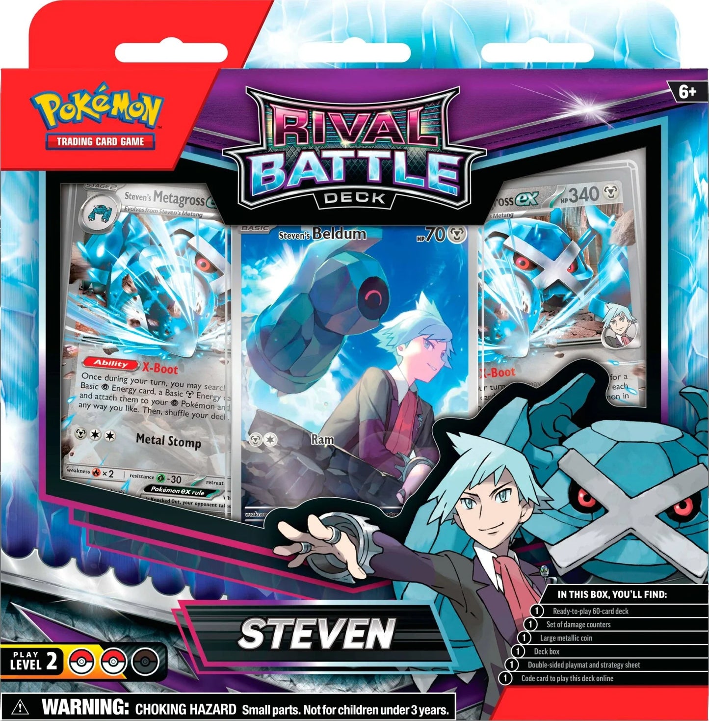 Pokémon TCG Rival Battle Deck - Steven - Inglés