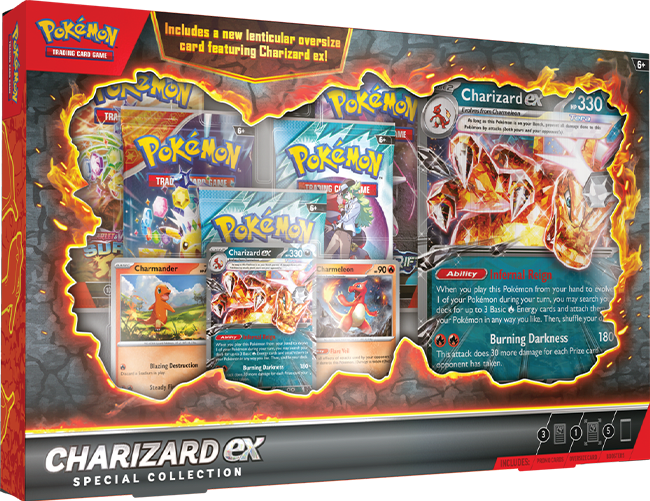 Pokémon TCG: Charizard Ex Special Collection - Inglés