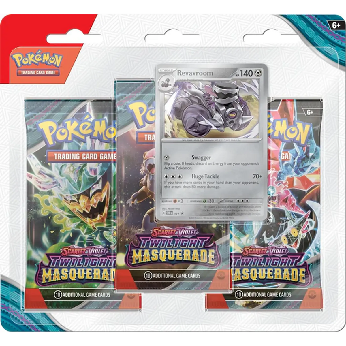 Twilight Masquerade: Revavroom Blister (Inglés) POKEMON