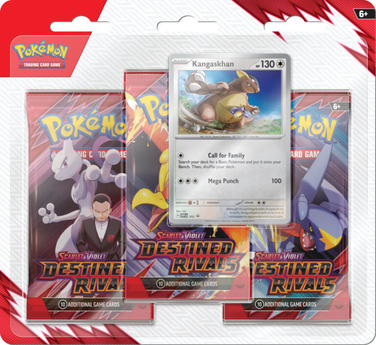 Pokemon TCG: Scarlet & Violet 10 Destined Rivals- 3-Booster Blister - ESPAÑOL