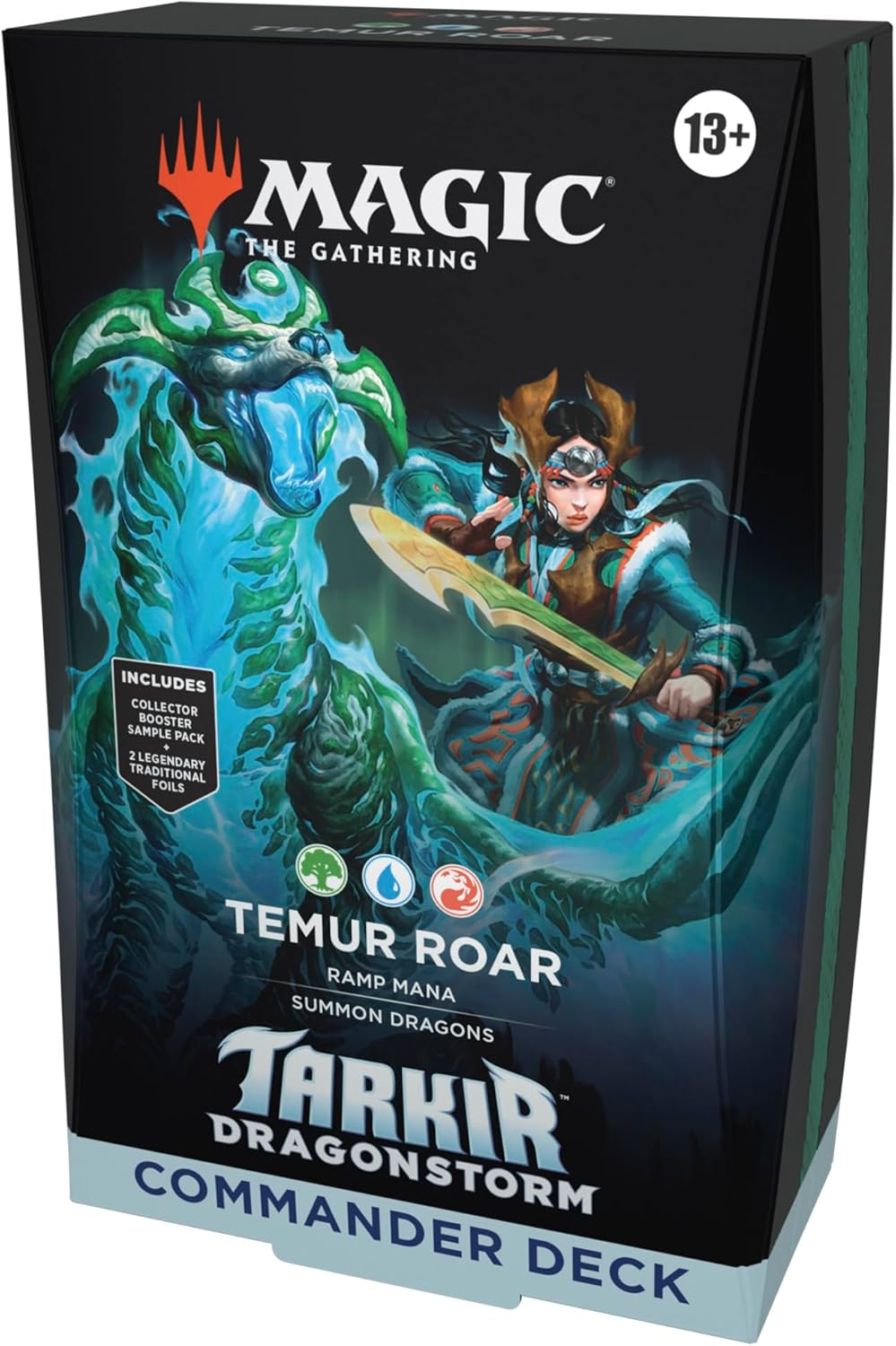 Magic: The Gathering Tarkir: Dragonstorm Commander Deck - Temur Roar - INGLES