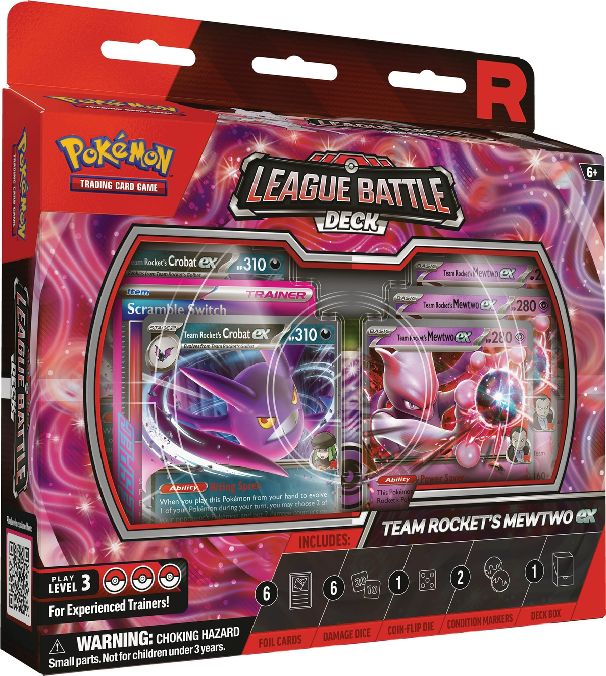 Team Rocket's Mewtwo EX - League Battle Deck INGLÉS
