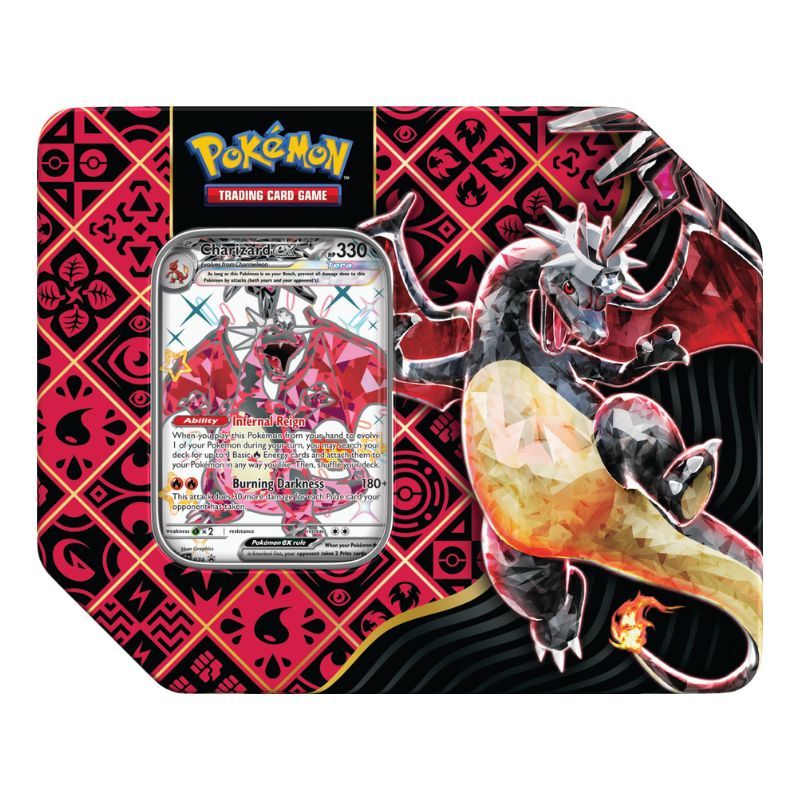 Paldean Fates: Charizard Ex Tin (Inglés) POKEMON