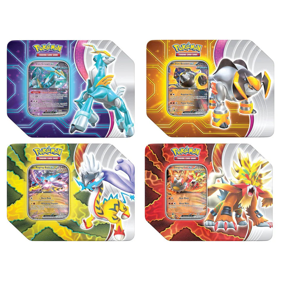 Pokemon TCG - Paradox Destinies Tin Inglés (diseño al azar)