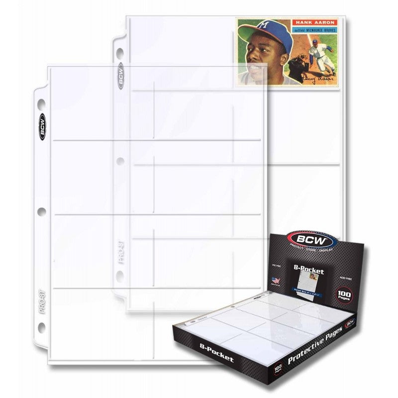 PRO 8-POCKET PAGE (100 CT. BOX)