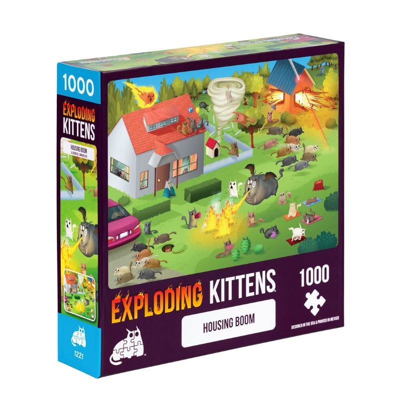 Puzzle 1000 Piezas Exploding Kittens Housing Boom