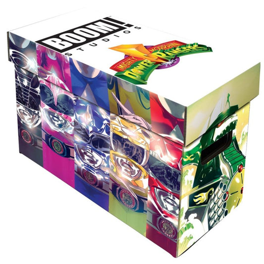 SHORT COMIC BOX - ART - POWER RANGERS ZORDS